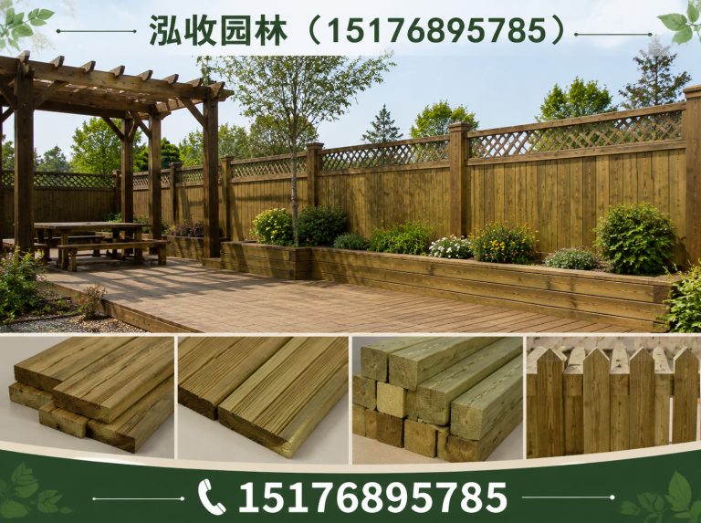 巴音郭楞防腐木展示图